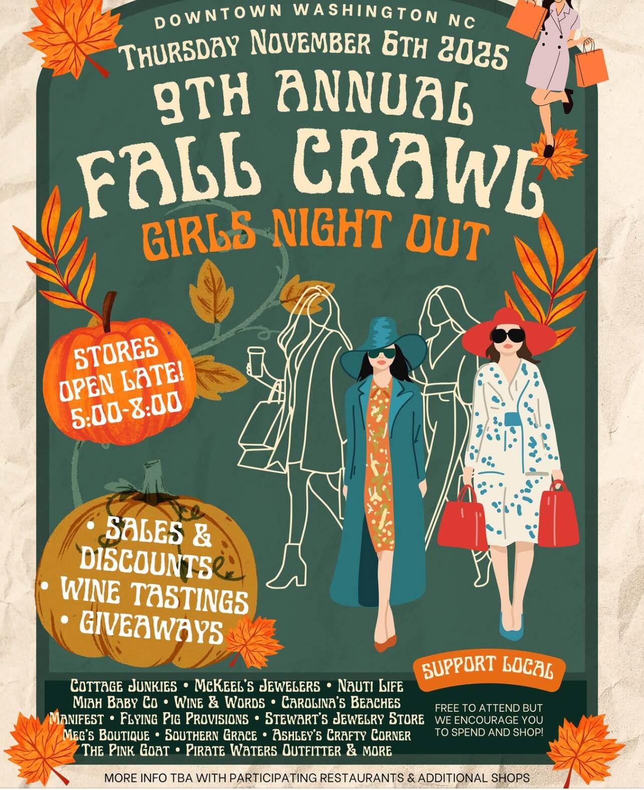 Downtown Washing Fall Crawl